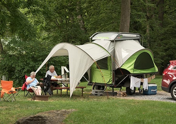 Tent at Country Acres Campground